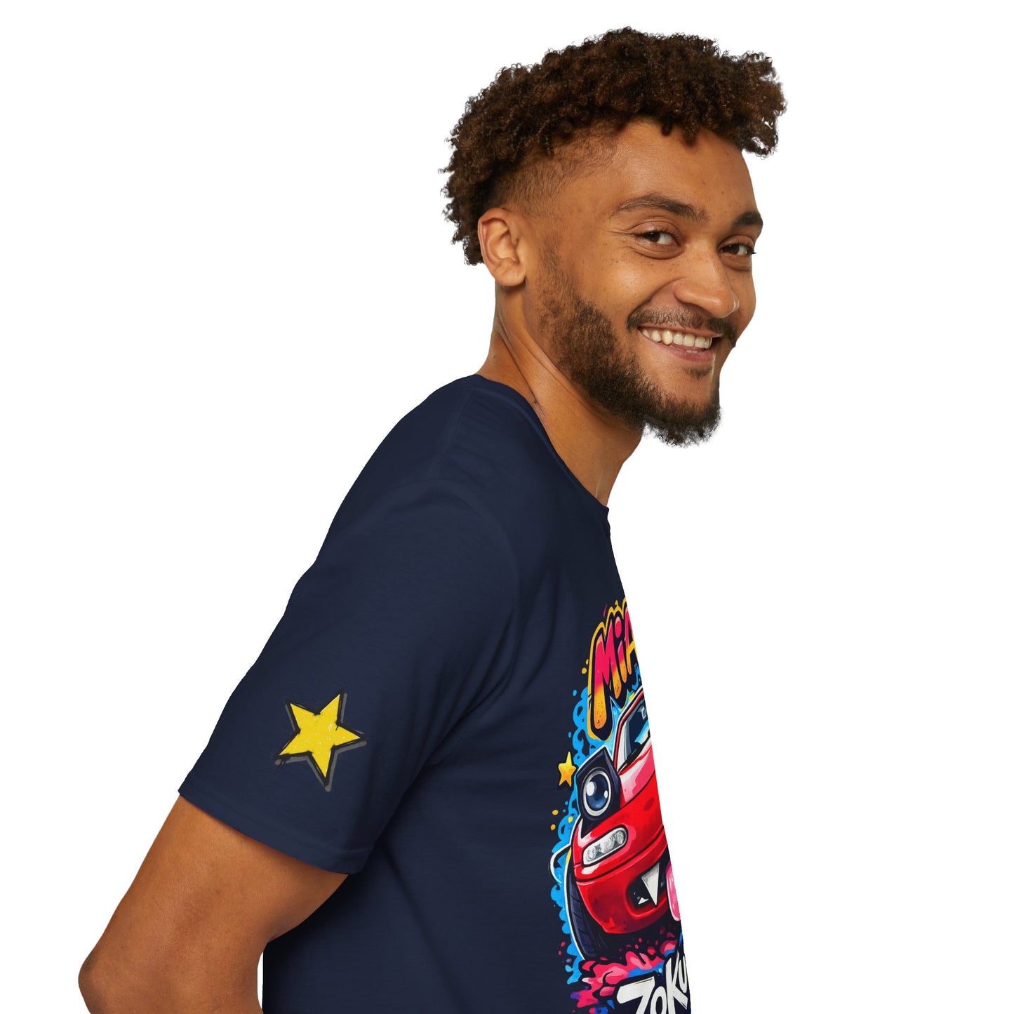 Zokulture Cute Miata Tee + Side Star and Logo