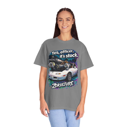 Zokulture "Yes, Officer, Its Stock" Miata Tee