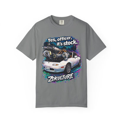 Zokulture "Yes, Officer, Its Stock" Miata Tee