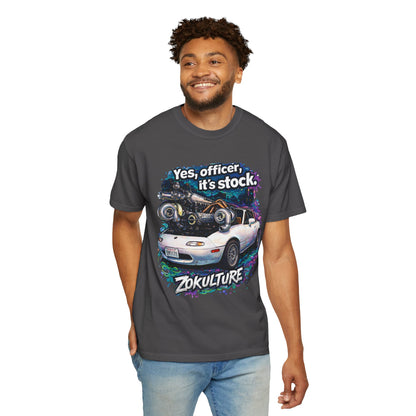Zokulture "Yes, Officer, Its Stock" Miata Tee