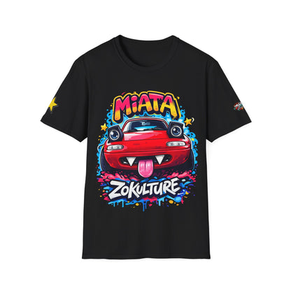 Zokulture Cute Miata Tee + Side Star and Logo