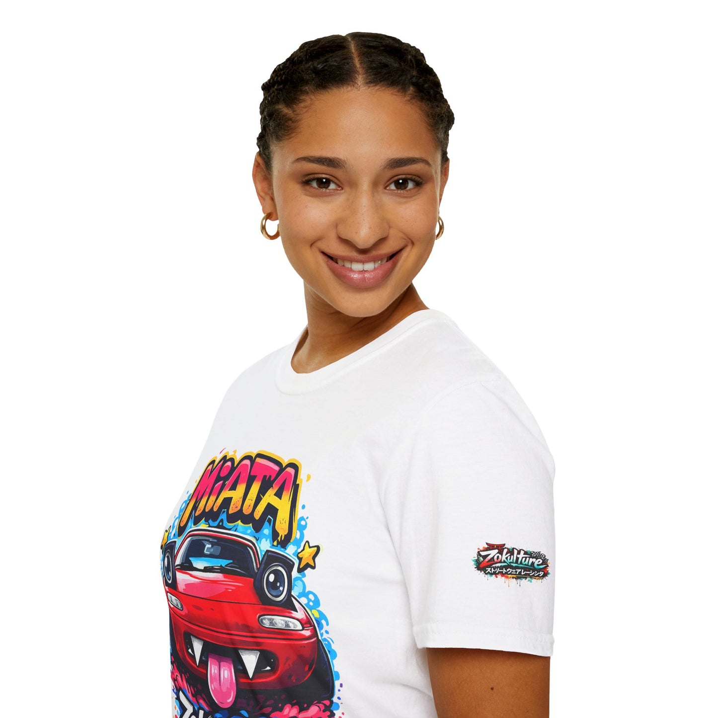 Zokulture Cute Miata Tee + Side Star and Logo