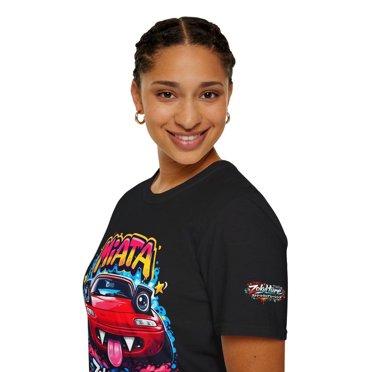 Zokulture Cute Miata Tee + Side Star and Logo