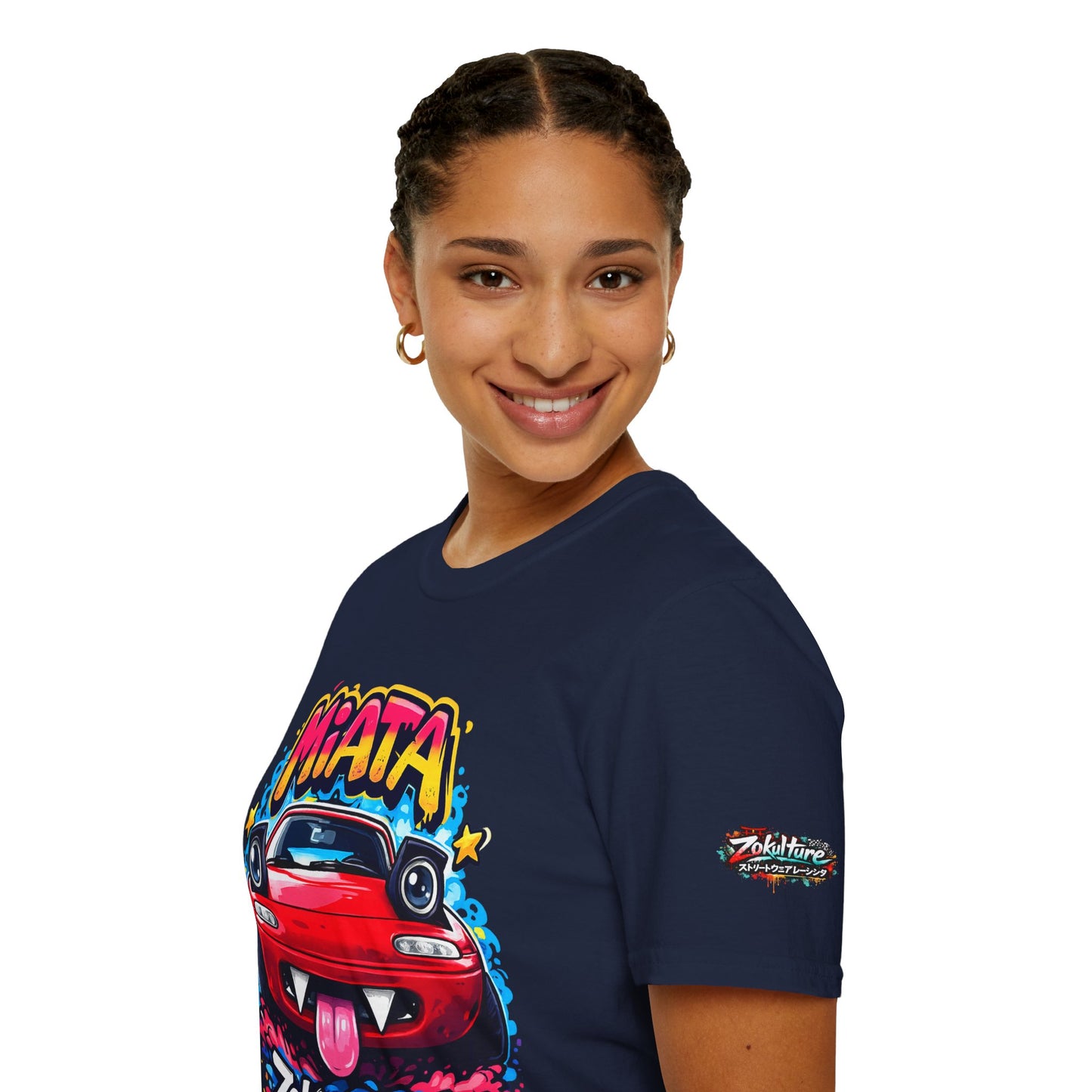 Zokulture Cute Miata Tee + Side Star and Logo