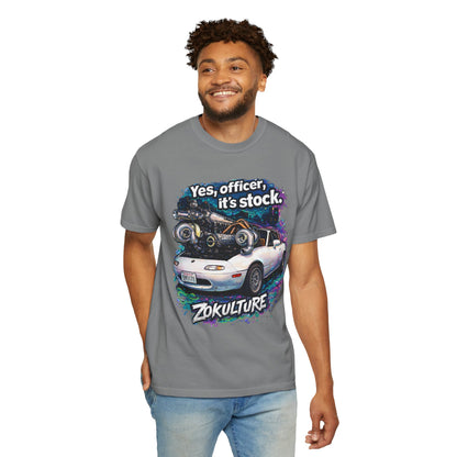 Zokulture "Yes, Officer, Its Stock" Miata Tee