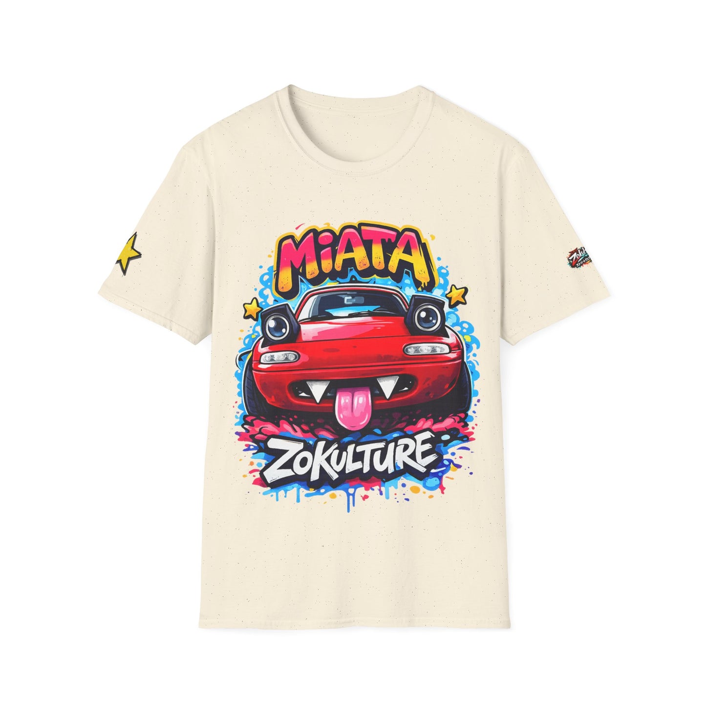 Zokulture Cute Miata Tee + Side Star and Logo