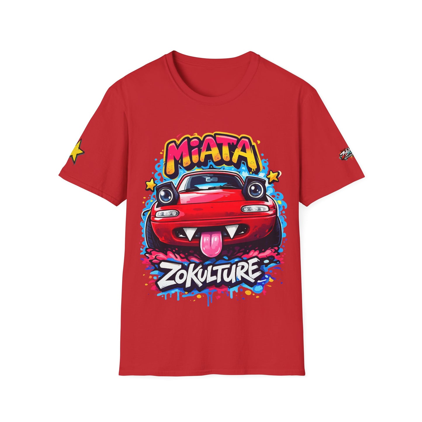 Zokulture Cute Miata Tee + Side Star and Logo